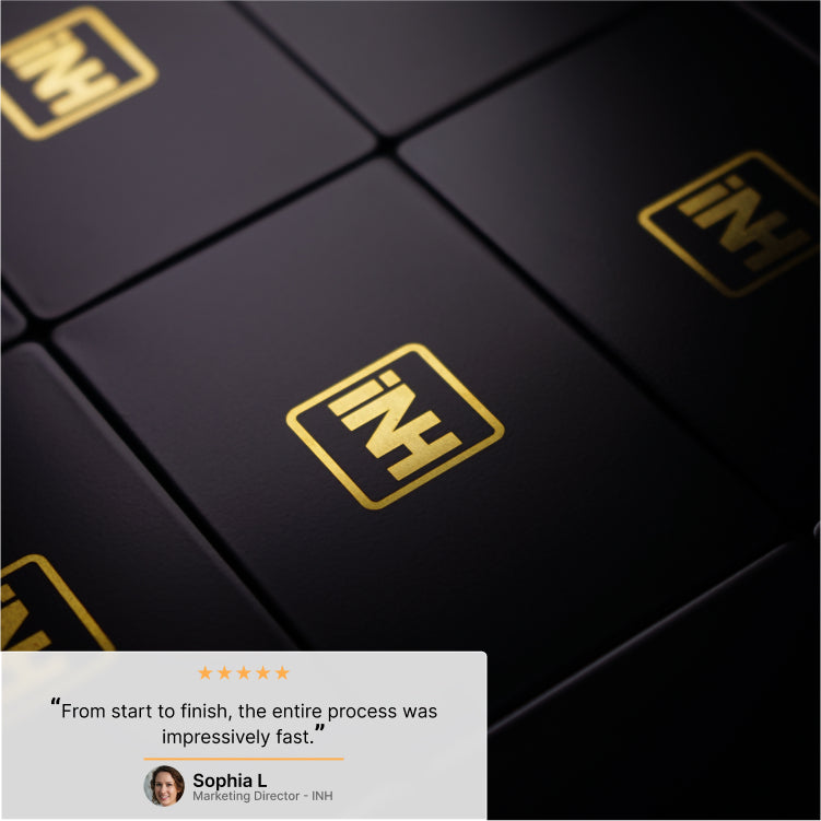 #Black & Gold NFC Business Card