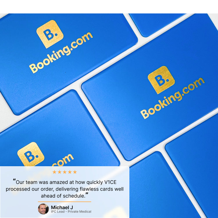 #Blue & Gold NFC Business Card