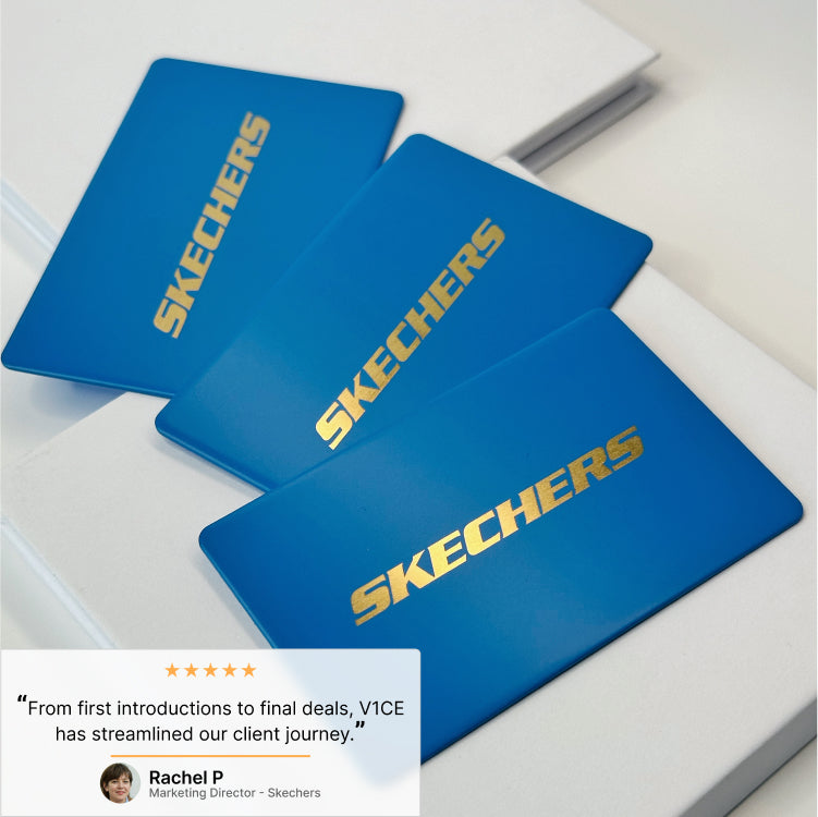 #Blue & Gold NFC Business Card