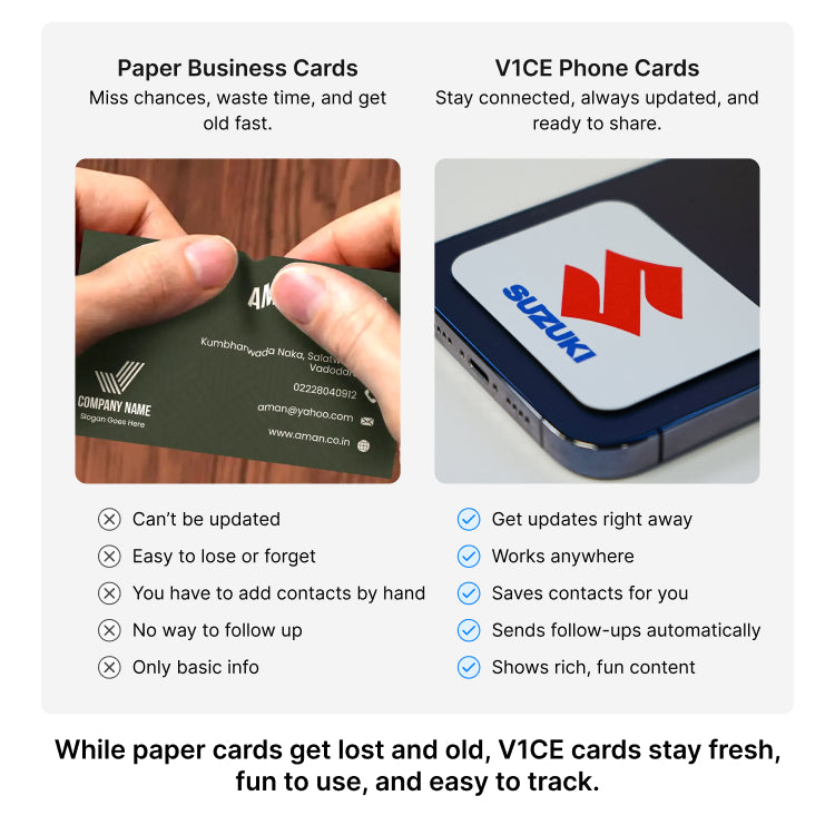 #white NFC Business Card