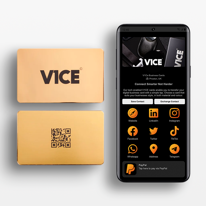 V1CE 24k Gold Card