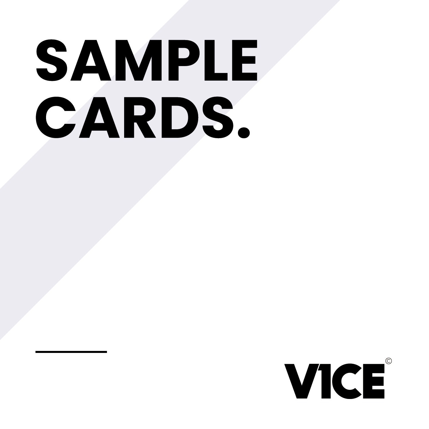 Sample Card for sales